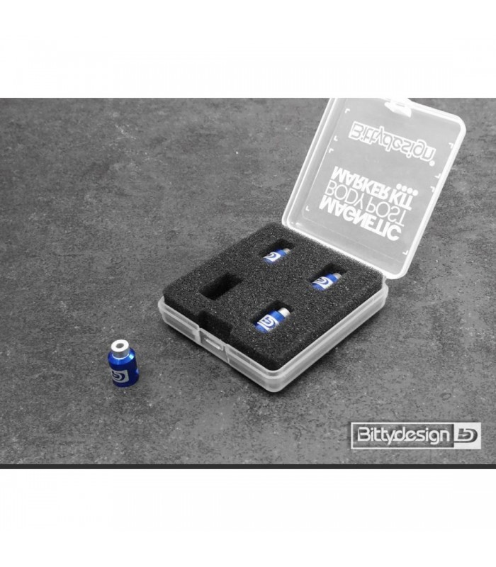 Bittydesign Body Post Marker kit Blue - Big scale 1/5 - 1/7 - 1/8 model Cars