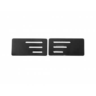 SMJ WING ENDPLATE with SLIT for 1/10 TC (Black/0.5mm/2pcs)