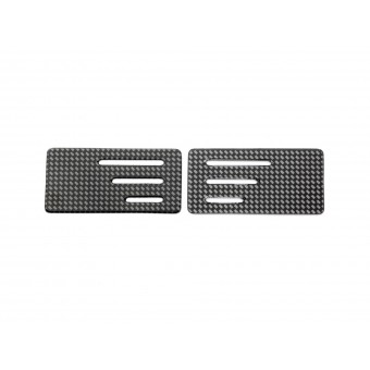 SMJ WING ENDPLATE with SLIT for 1/10 TC (Carbon pattern/0.8mm/2pcs)