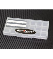 INFINITY SMALL PLASTIC PARTS CASE (3compartments/7pcs)