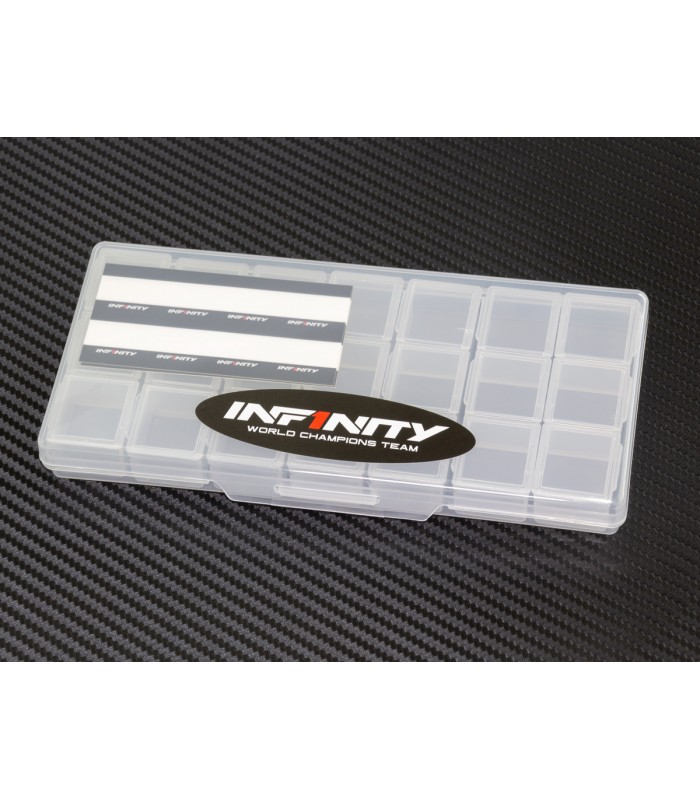 INFINITY SMALL PLASTIC PARTS CASE (3compartments/7pcs)